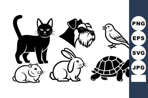 Black Animal Silhouettes Vector Review