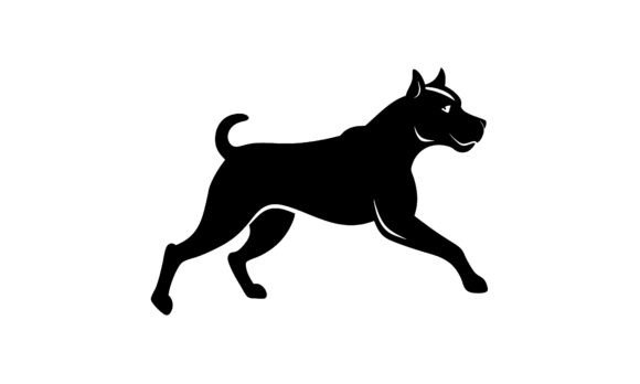 Black Silhouette Running Dog Embroidery Design Review