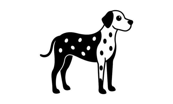 Dalmatian Dog Vector Illustration