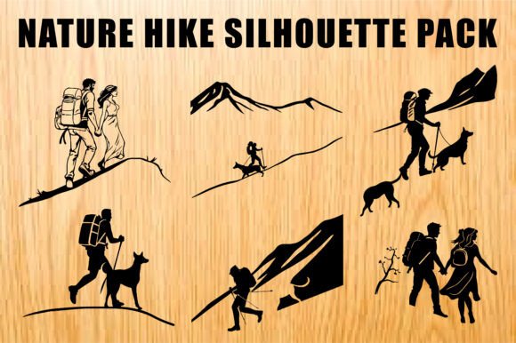 Hiking Vector Silhouette Set Review