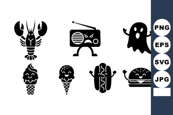 Lobster Radio Ghost Food Icons Review