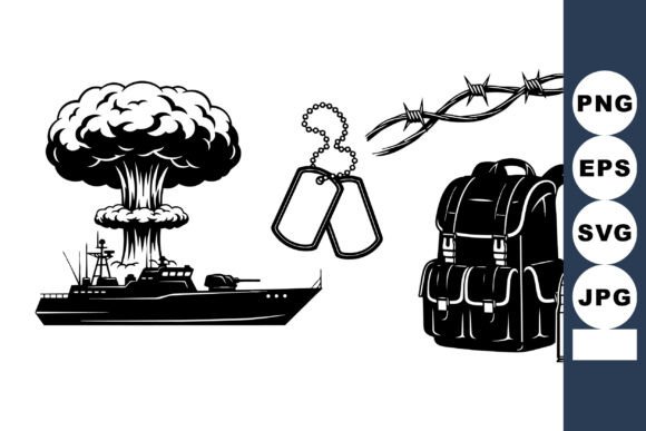 Military War Vector Clipart Set Review