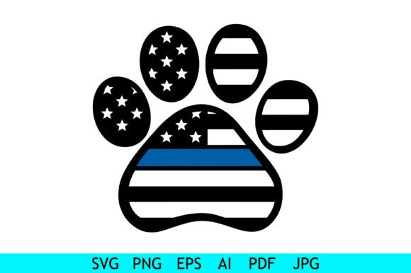 Patriotic Thin Blue Paw Embroidery Review