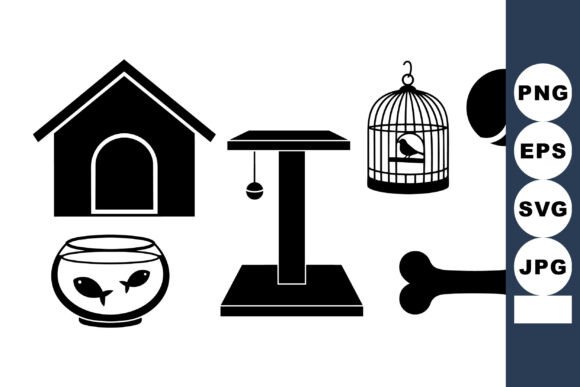 Pet Care Silhouette Clipart Set Review