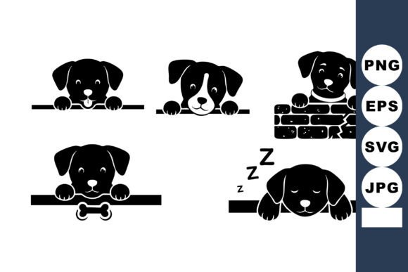 Playful Puppy Silhouettes Vector Review