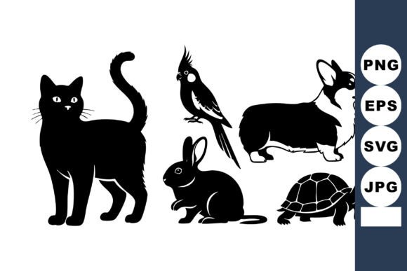 Silhouette Animals Vector Set Review