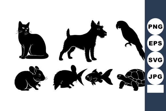 Silhouette Animals Vector Shapes Review