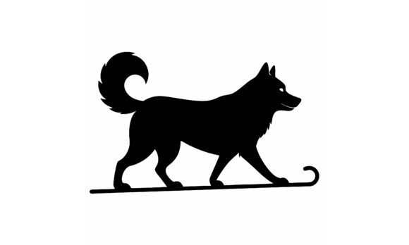 Silhouette of Dog Walking Embroidery Design Review