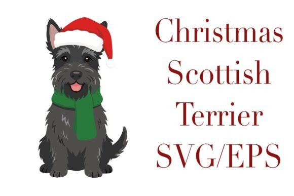 Vector Christmas Scottish Terrier Review