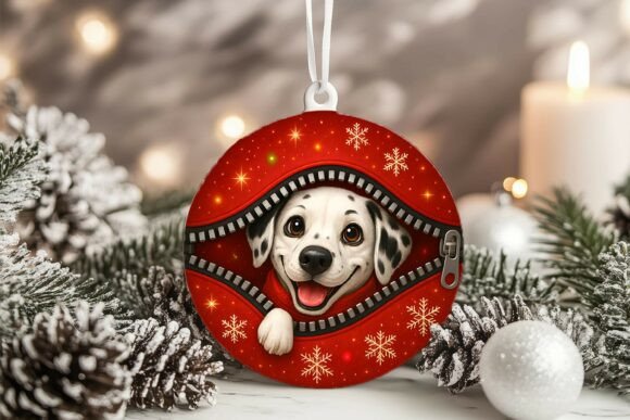 Xmas Zipper Chihuahua Circle Ornament Review