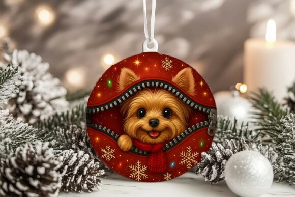 Xmas Zipper Yorkshire Terrier Ornament Review