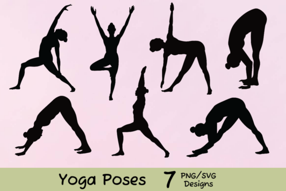 Yoga Poses Silhouette Bundle Review